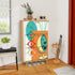 Atomic Cat Mid Century Modern Furniture Shoe Cabinet Storage Cabinet - Mid Century Modern Gal