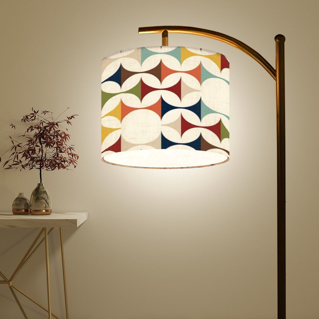 Scandinavian Modern Danish Designed Arc Floor Lamp - Mid Century Modern Gal