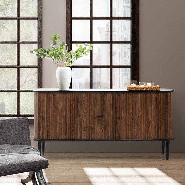 Armin Sideboard - Available in Black or Walnut - 63 x 15.9 x 30 in