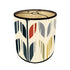 Scandinavian Modern Danish Flower Bamboo Drum Lampshade - Mid Century Modern Gal