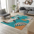 Modern Abstract Area Rug - Stylish Décor for Living Spaces - Mid Century Modern Gal