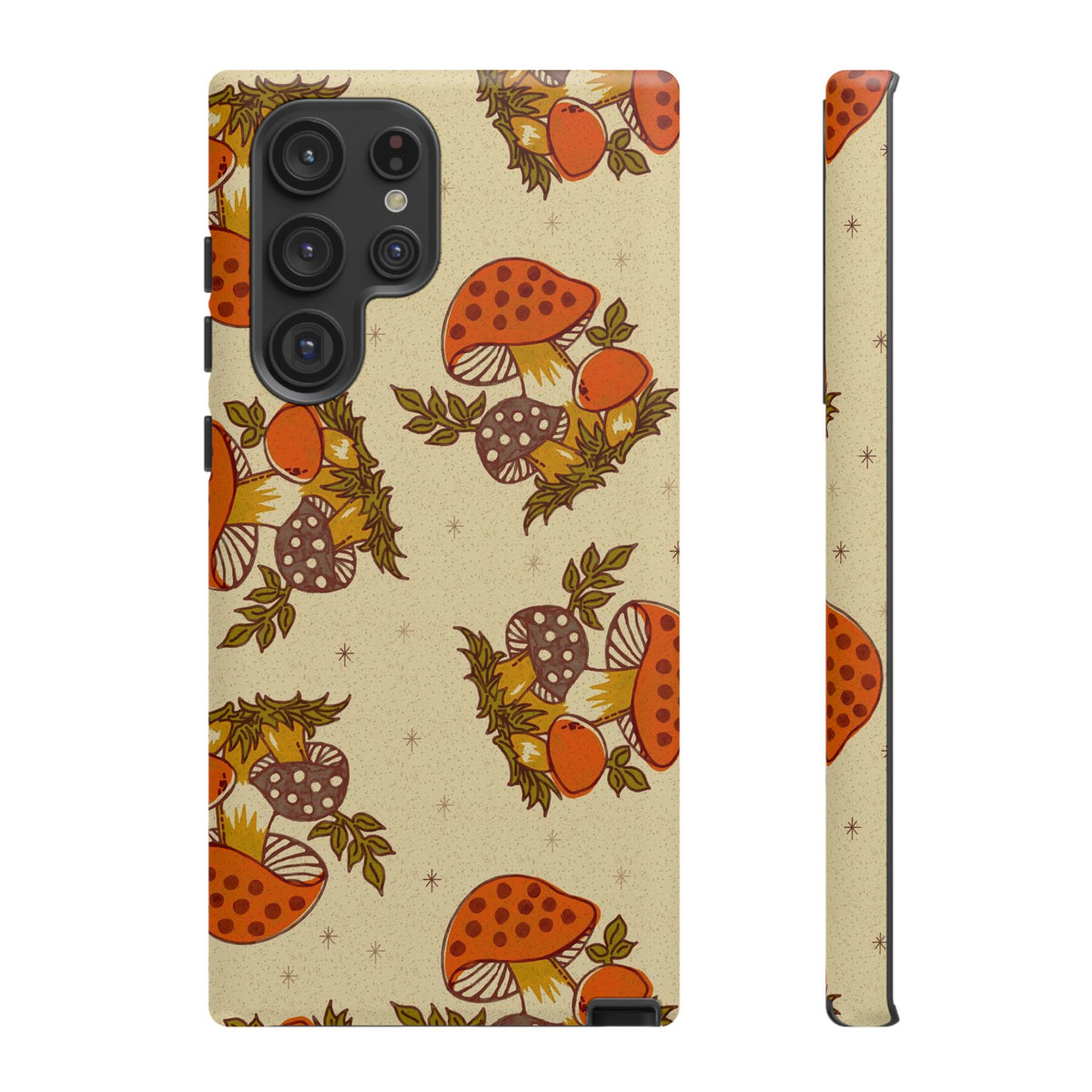 70s Merry Mushroom Groovy Retro Smart Phone Tough Phone Cases