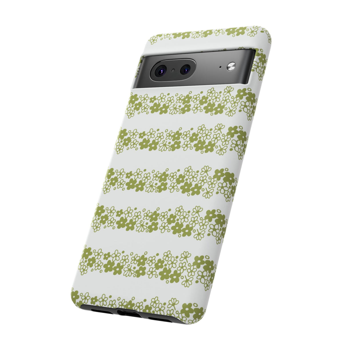 Pyrex Crazy Daisy Spring BlossonFloral Phone Case: Tough Cases with Elegant Green Floral Design, Durable Phone Cover