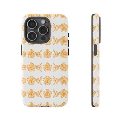 Pyrex Golden Butterfly Floral Phone Case, Tough Cases for Stylish Protection, Gift for Her, Durable, Trendy Floral Design, Cell Phone Cover