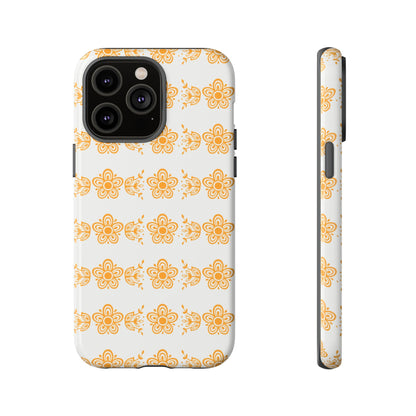 Pyrex Golden Butterfly Floral Phone Case, Tough Cases for Stylish Protection, Gift for Her, Durable, Trendy Floral Design, Cell Phone Cover