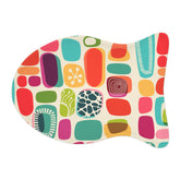 Mid Century Modern Amoeba Design, MCM Cat, Dog Feeding Mat - Mid Century Modern Gal