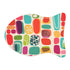Mid Century Modern Amoeba Design, MCM Cat, Dog Feeding Mat - Mid Century Modern Gal