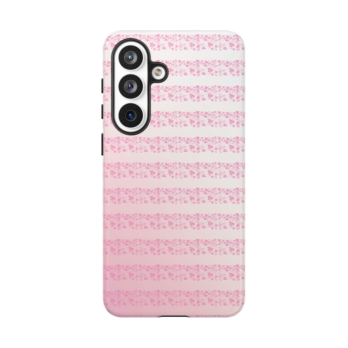 Pink Pyrex Gooseberry Striped Phone Case, Stylish Phone Cover, Tough Protective Case, Cute Cell Phone Case, Trending Gift for Her