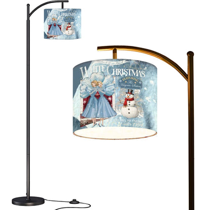 Wallace and Davis Christmas Lamp Shade For Arc Floor Lamp