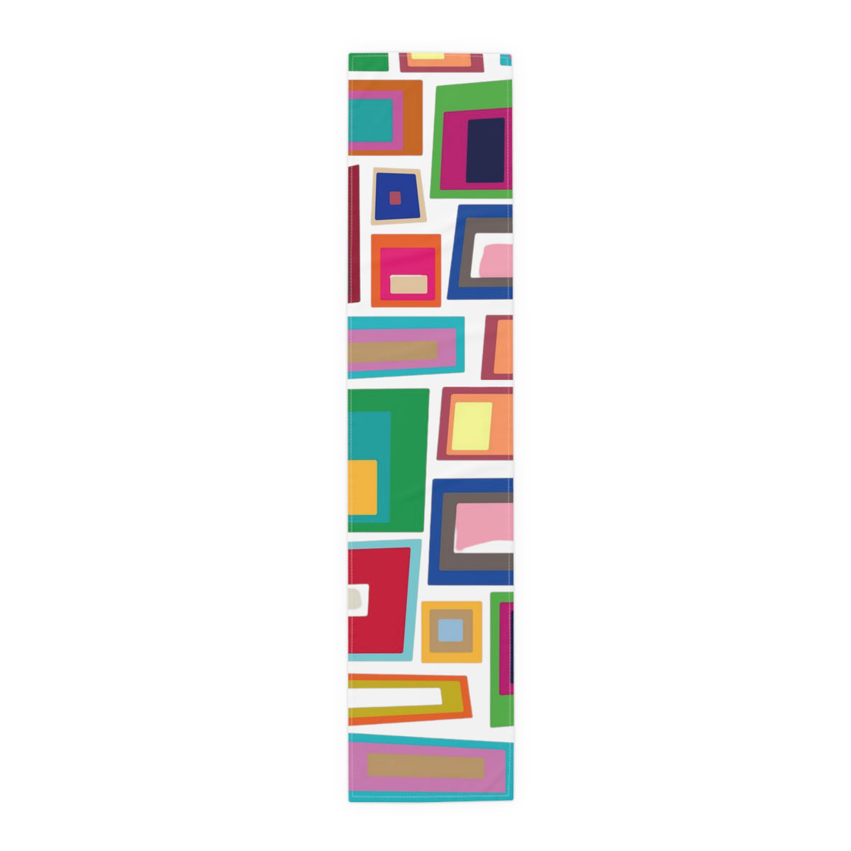 Mid Century Modern Geometric Funky Bold, Colorful MCM Kitchen, Dining Table Runner - Mid Century Modern Gal
