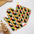 Pop Art Black Atomic Cats, Red Blue Yellow, Silicone Oven Mitts and Pot Holders Sets (Right Hand) - Mid Century Modern Gal