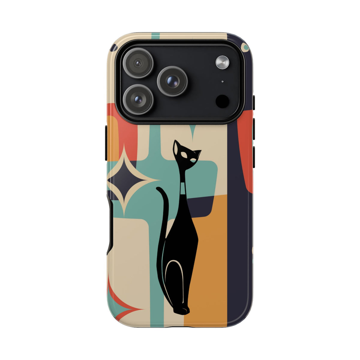 Atomic Cat, Sexton Cat, Mid Mod, Retro Geometric, Starburst Tough Phone Cases