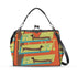 Mid Century Modern Doxie Weiner Dog Lover Retro Orange Kisslock Crossbody Purse - Mid Century Modern Gal