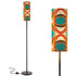 Mid Century Modern Mod Orange Teal Retro Floor Lamp - Mid Century Modern Gal