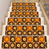 Groovy Retro Record Players, Brown Orange Yellow, Non Slip Carpet for Stairs Treads - Mid Century Modern Gal