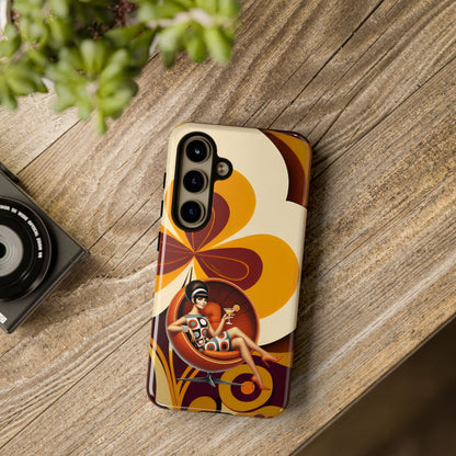 Groovy Mod 60s Retro Flower Power Phone Cases