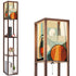 Mid Century Modern Geometric Bauhaus Designed MCM Floor Lamp With Shelves - Mid Century Modern Gal