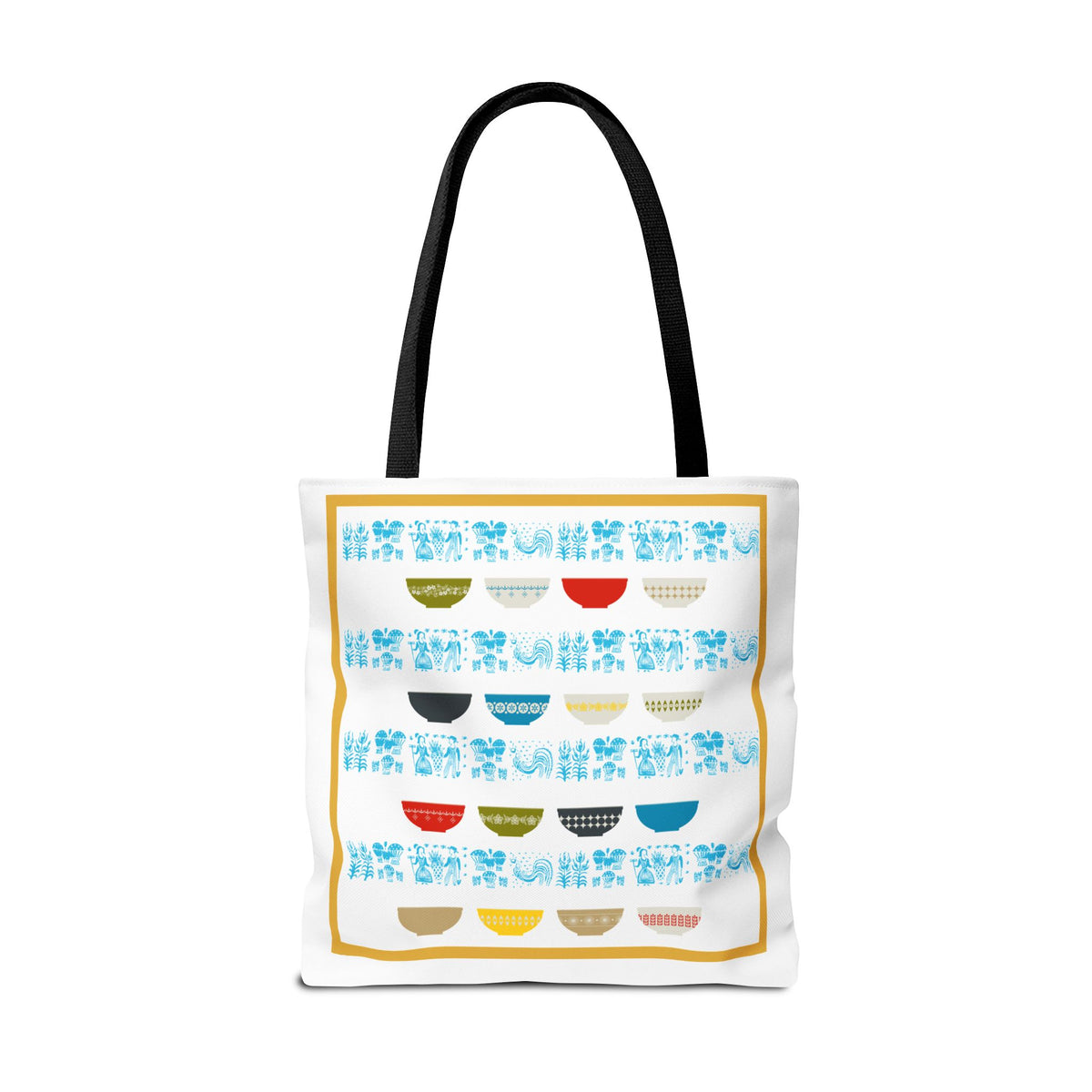 Pyrex Collector, Vintage Pyrex Lover, Kitschy Mod Everyday Tote Bag - Mid Century Modern Gal