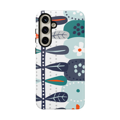 Scandinavian Modern Floral Nordic Hygge Tough Phone Case