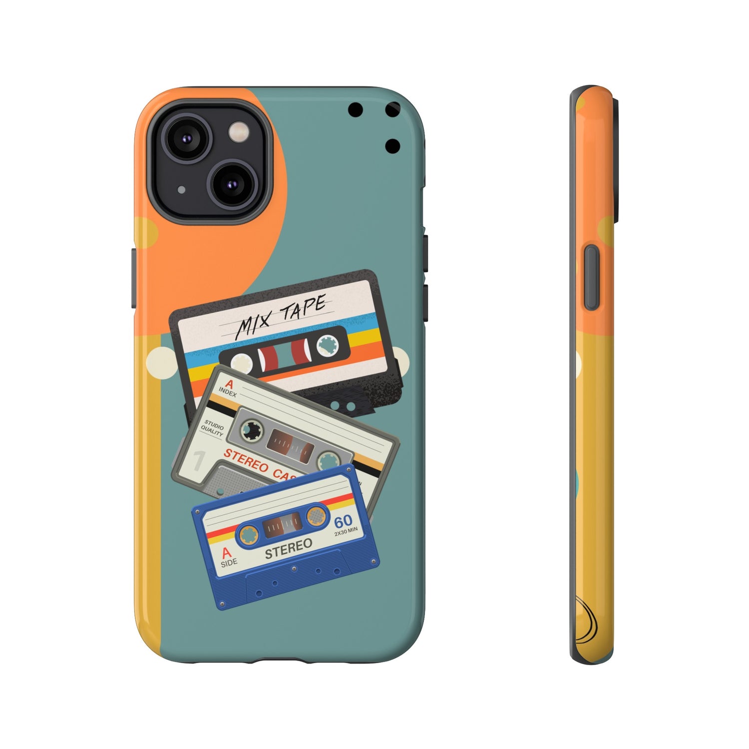 Gen X, Retro Cassettes Mid Mod Smart Phone Tough Cases