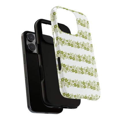 Pyrex Crazy Daisy Spring BlossonFloral Phone Case: Tough Cases with Elegant Green Floral Design, Durable Phone Cover