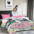 Kitschy Reading Cats Atomic Mid Century Modern King Comforter Set - Mid Century Modern Gal