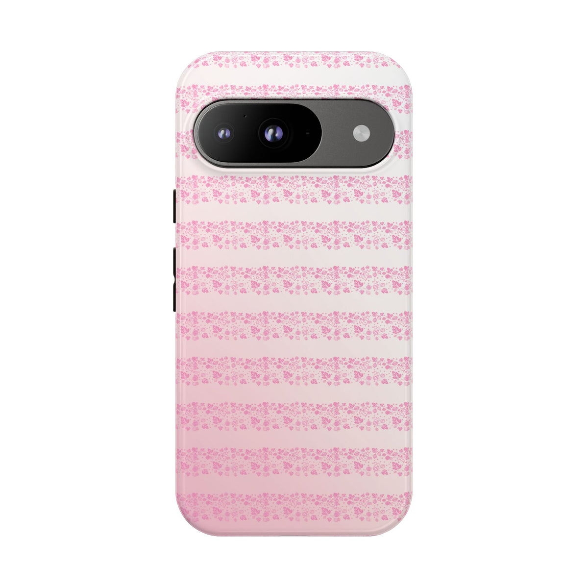 Pink Pyrex Gooseberry Striped Phone Case, Stylish Phone Cover, Tough Protective Case, Cute Cell Phone Case, Trending Gift for Her