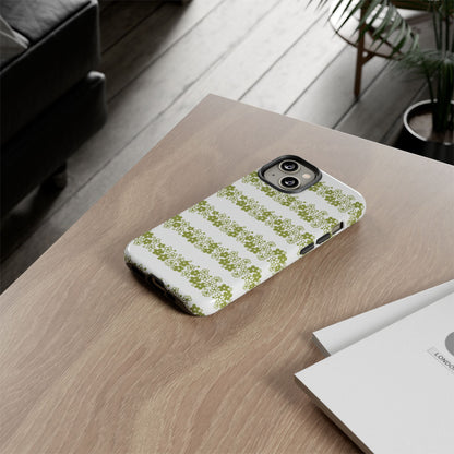 Pyrex Crazy Daisy Spring BlossonFloral Phone Case: Tough Cases with Elegant Green Floral Design, Durable Phone Cover