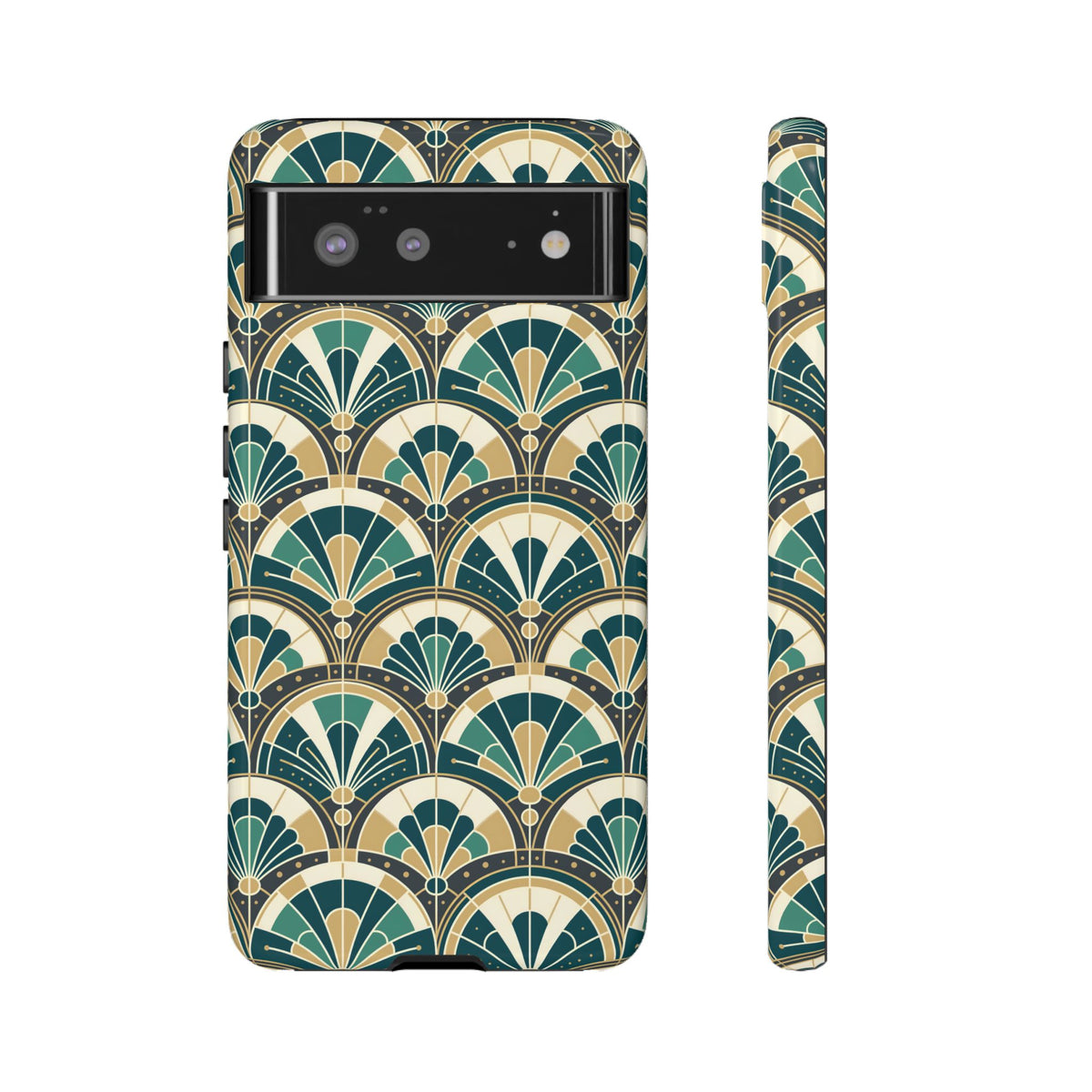 Art Deco Peacock Inspired Tough Phone Case