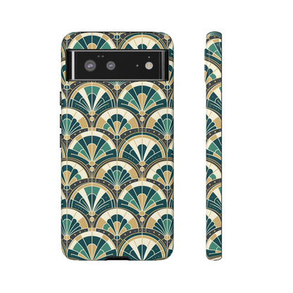 Art Deco Peacock Inspired Tough Phone Case