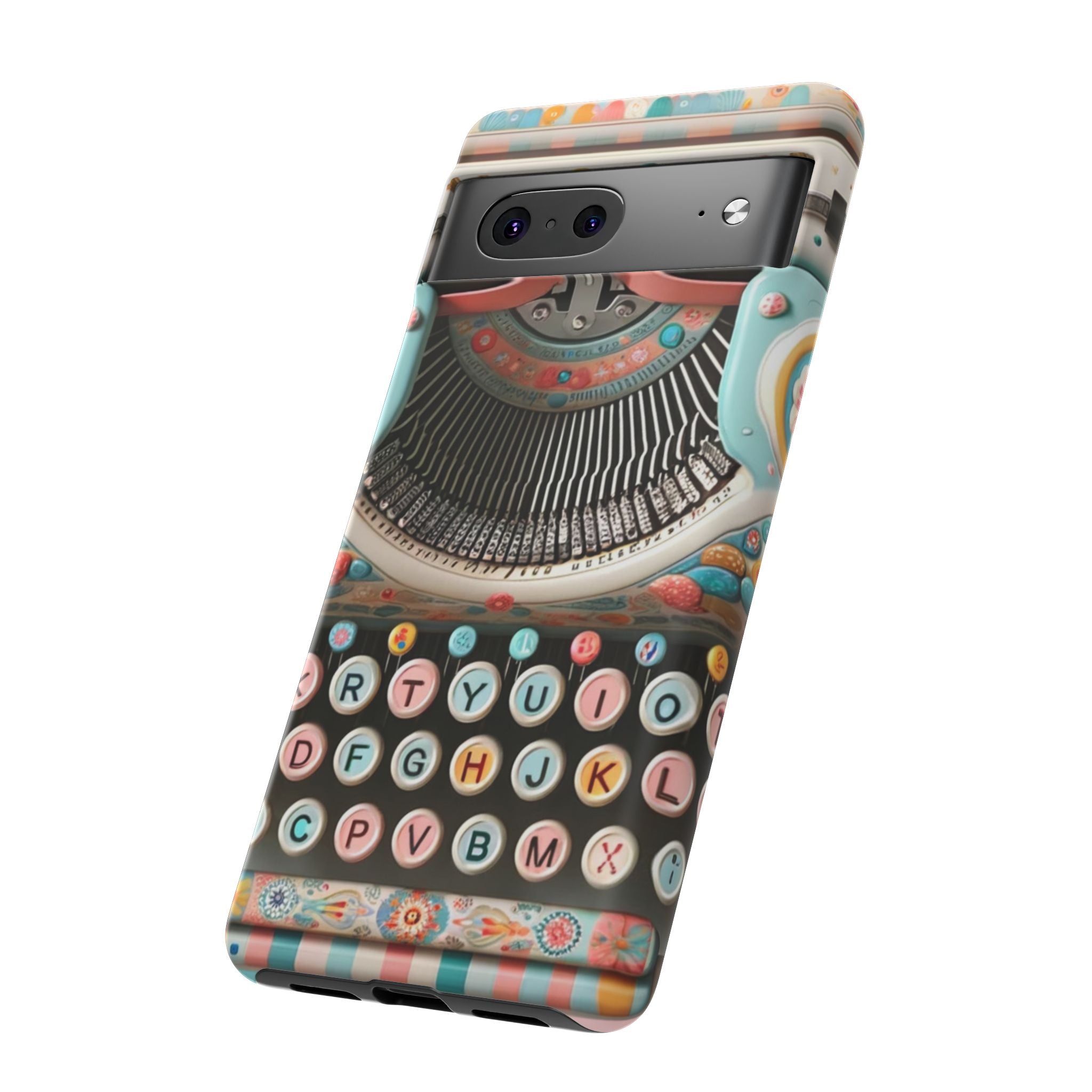 Retro Typewriter Mid Mod Kitschy  Quirky Fun Smart Phone, Tough Cases