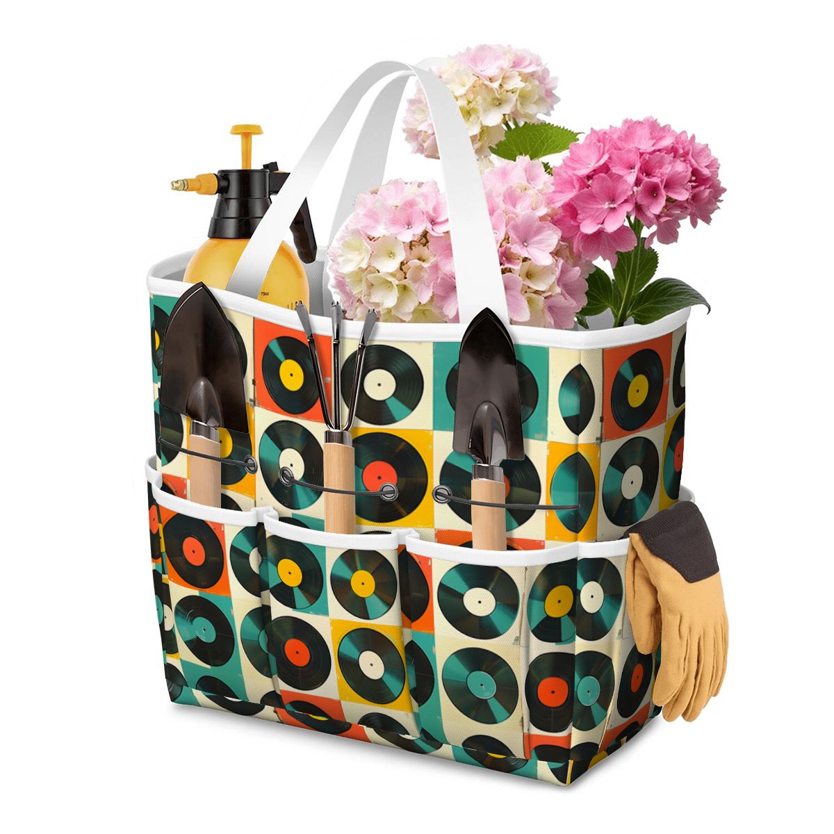 Retro Records, Groovy Mod Garden Tool Bag - Mid Century Modern Gal