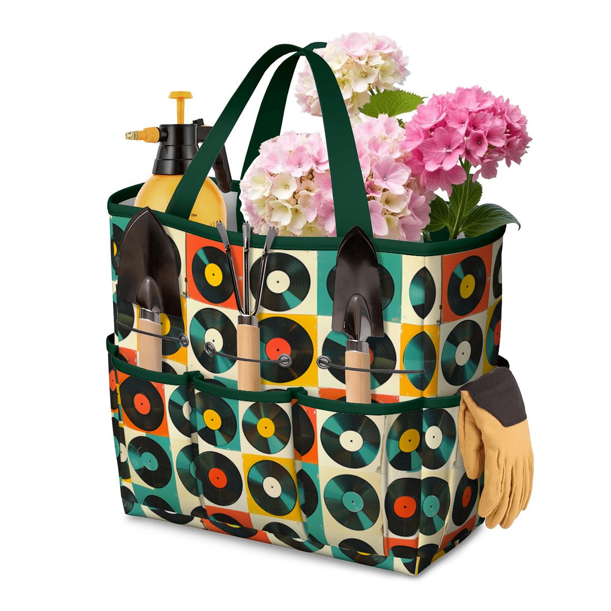 Retro Records, Groovy Mod Garden Tool Bag - Mid Century Modern Gal