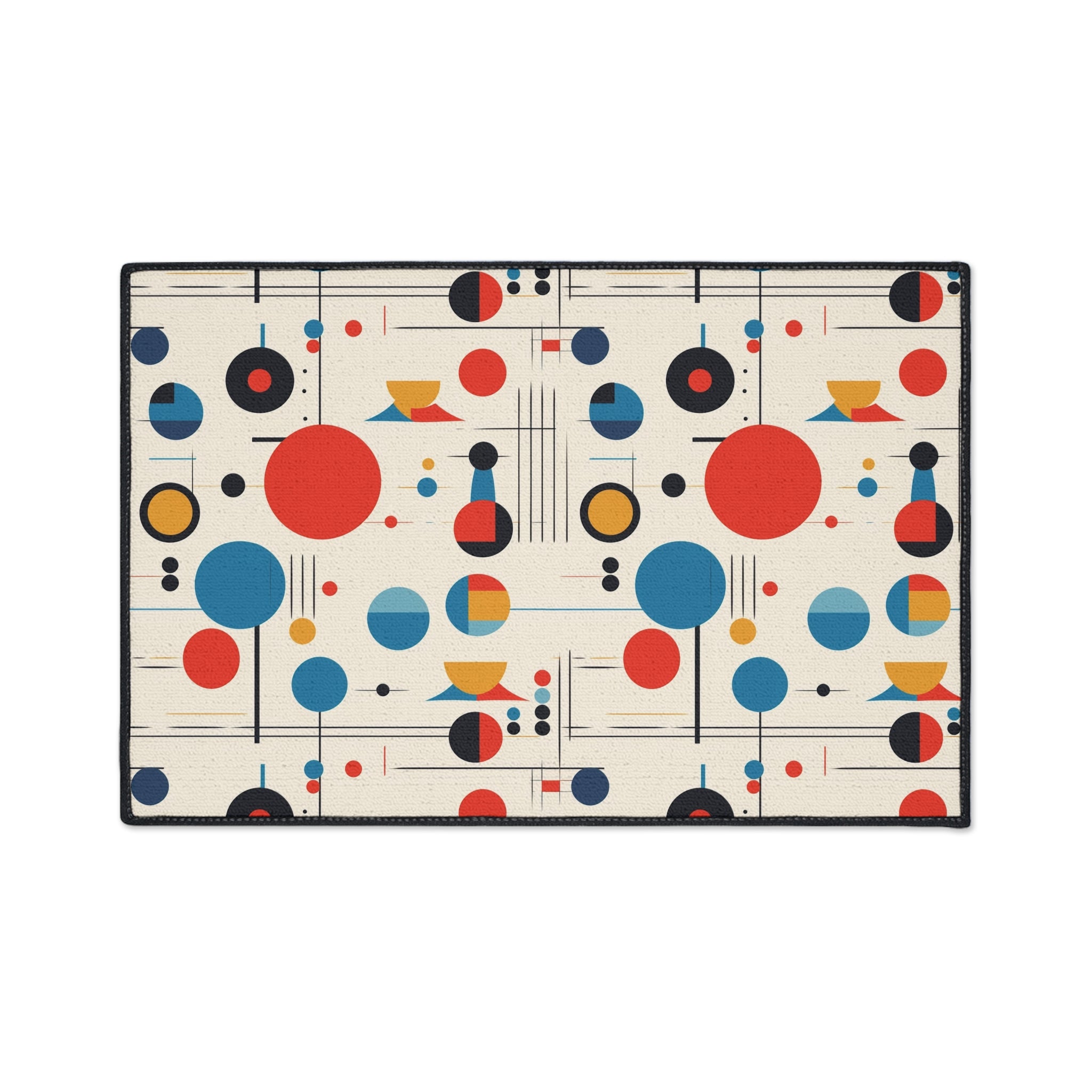 Mid Century Modern Bauhaus Designed Geometric MCM Floor Mat - Mid Century Modern Gal