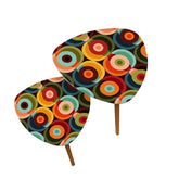 Retro 60s Groovy Orbs, Funky Fun Mid Century Modern Nesting Tables - Mid Century Modern Gal