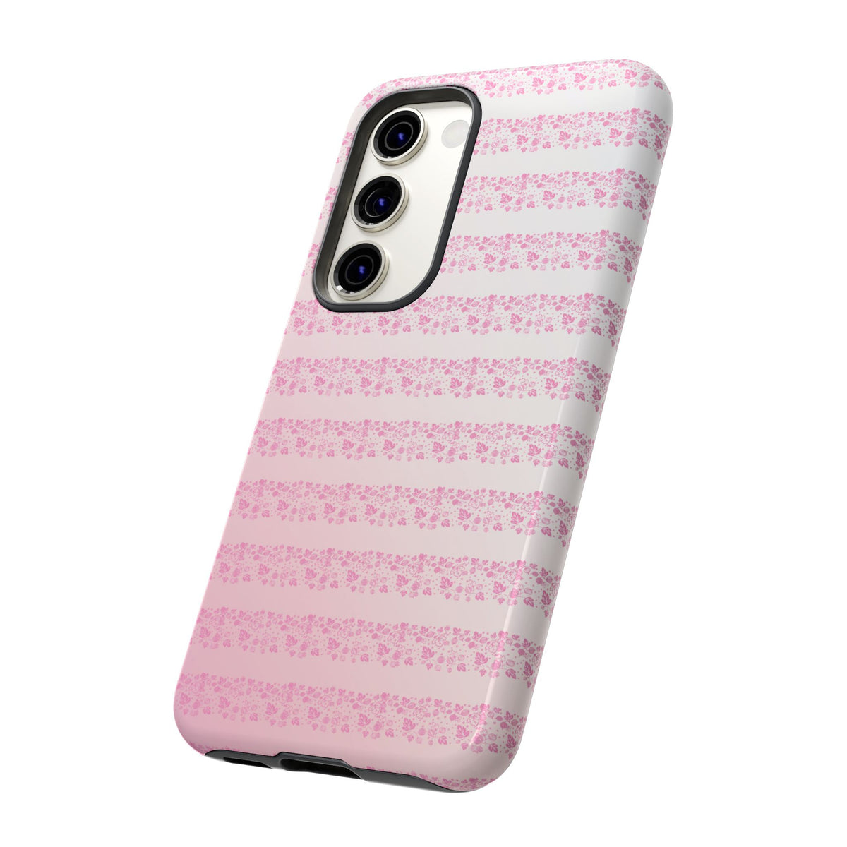 Pink Pyrex Gooseberry Striped Phone Case, Stylish Phone Cover, Tough Protective Case, Cute Cell Phone Case, Trending Gift for Her