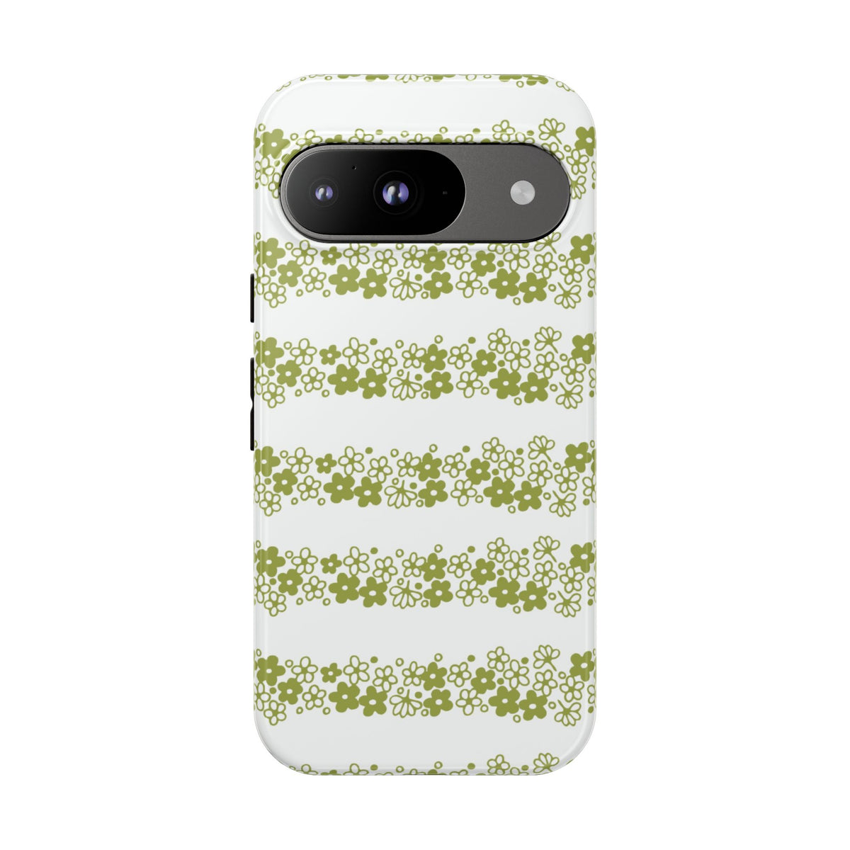 Pyrex Crazy Daisy Spring BlossonFloral Phone Case: Tough Cases with Elegant Green Floral Design, Durable Phone Cover