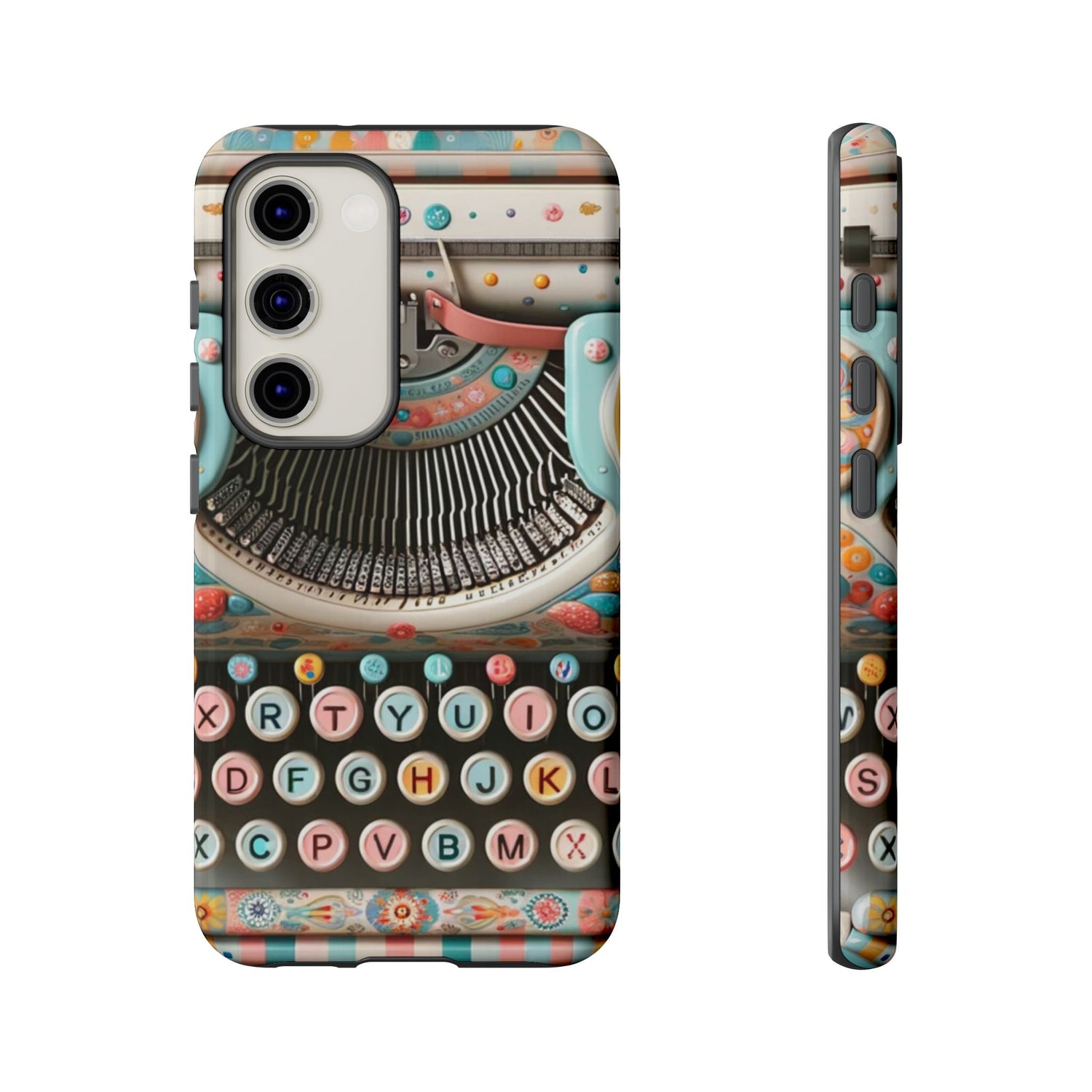 Retro Typewriter Mid Mod Kitschy  Quirky Fun Smart Phone, Tough Cases