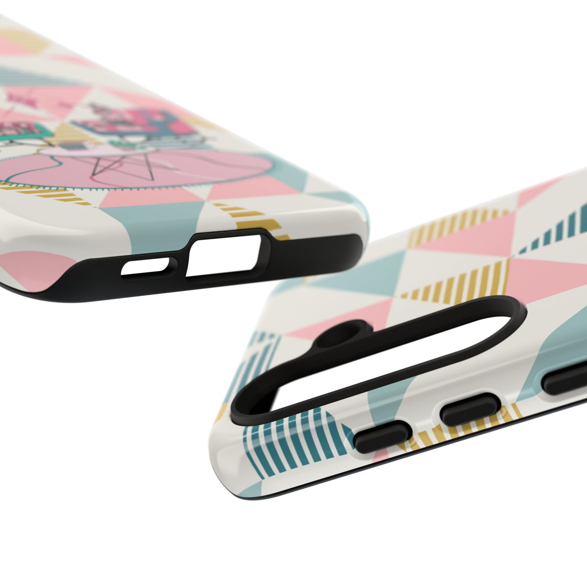 Atomic Cats Reading, Book Talk, Book Lover, Retro Chic Phone Case with Retro Vibe - Cozy Living Room Design