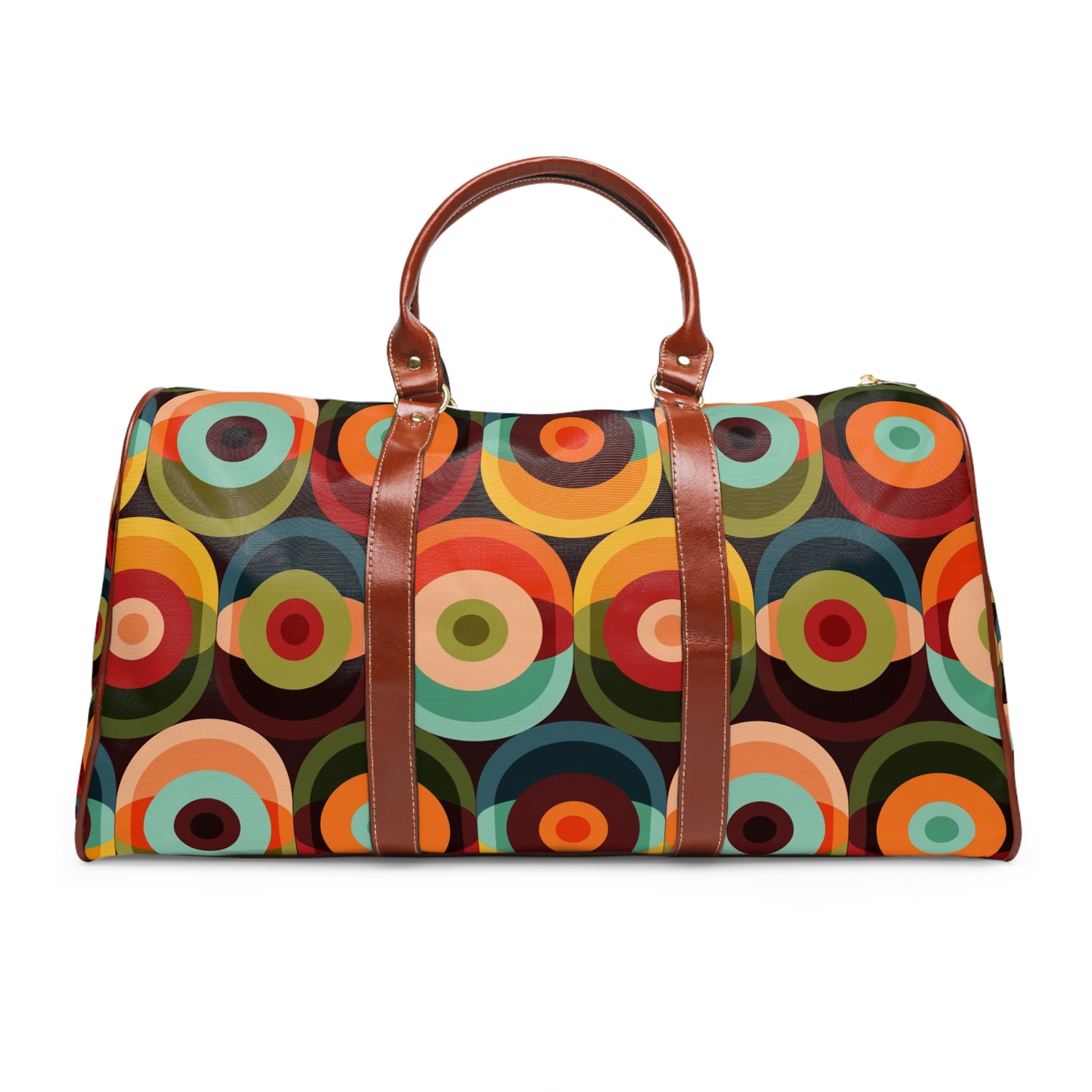 Retro Vibes Mid Mod Travel Bag Waterproof Travel Bag