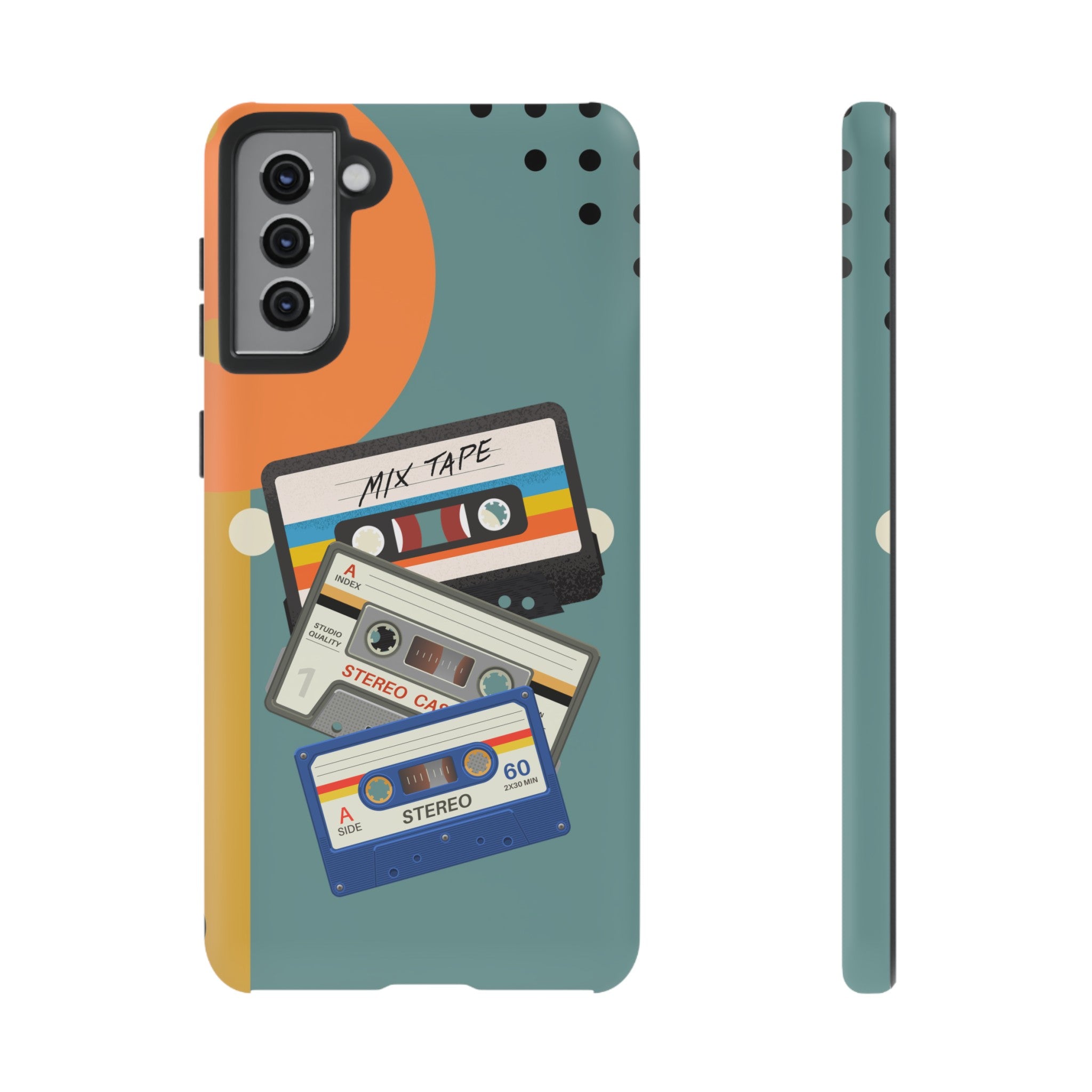 Gen X, Retro Cassettes Mid Mod Smart Phone Tough Cases