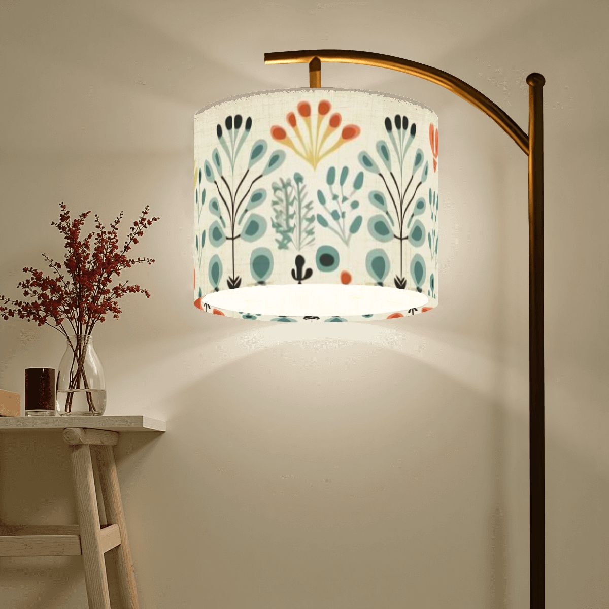 Mid Century Modern Scandinavian Designed Retro Arc Floor Lamp - Mid Century Modern Gal