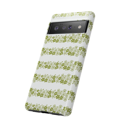 Pyrex Crazy Daisy Spring BlossonFloral Phone Case: Tough Cases with Elegant Green Floral Design, Durable Phone Cover