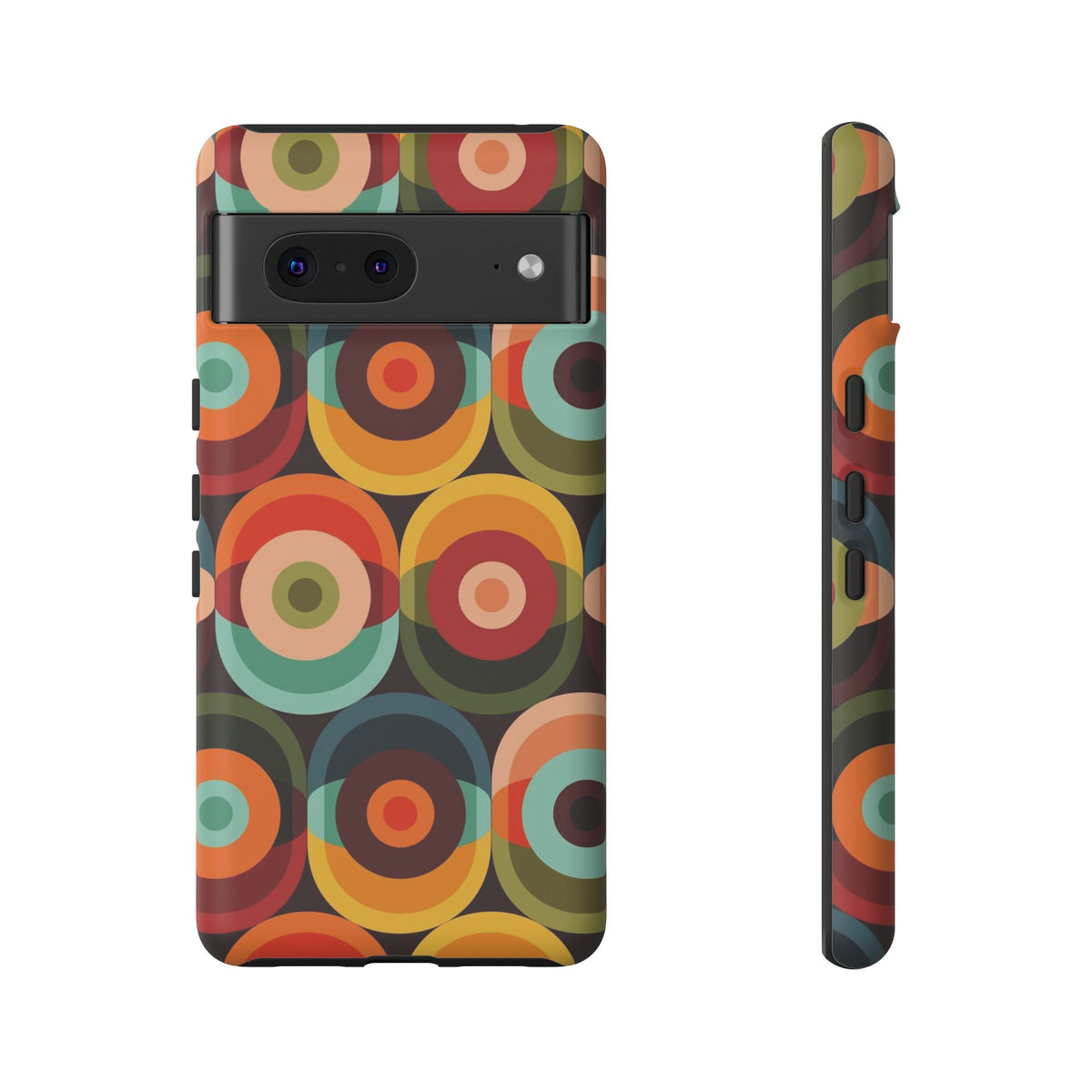 Retro Groovy Space Orb, Funky Fun Tough Phone Case