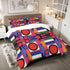 Mid Century Modern Bauhaus Designed Geometric Red, Blue Yellow Green MCM King Comforter Set - Mid Century Modern Gal