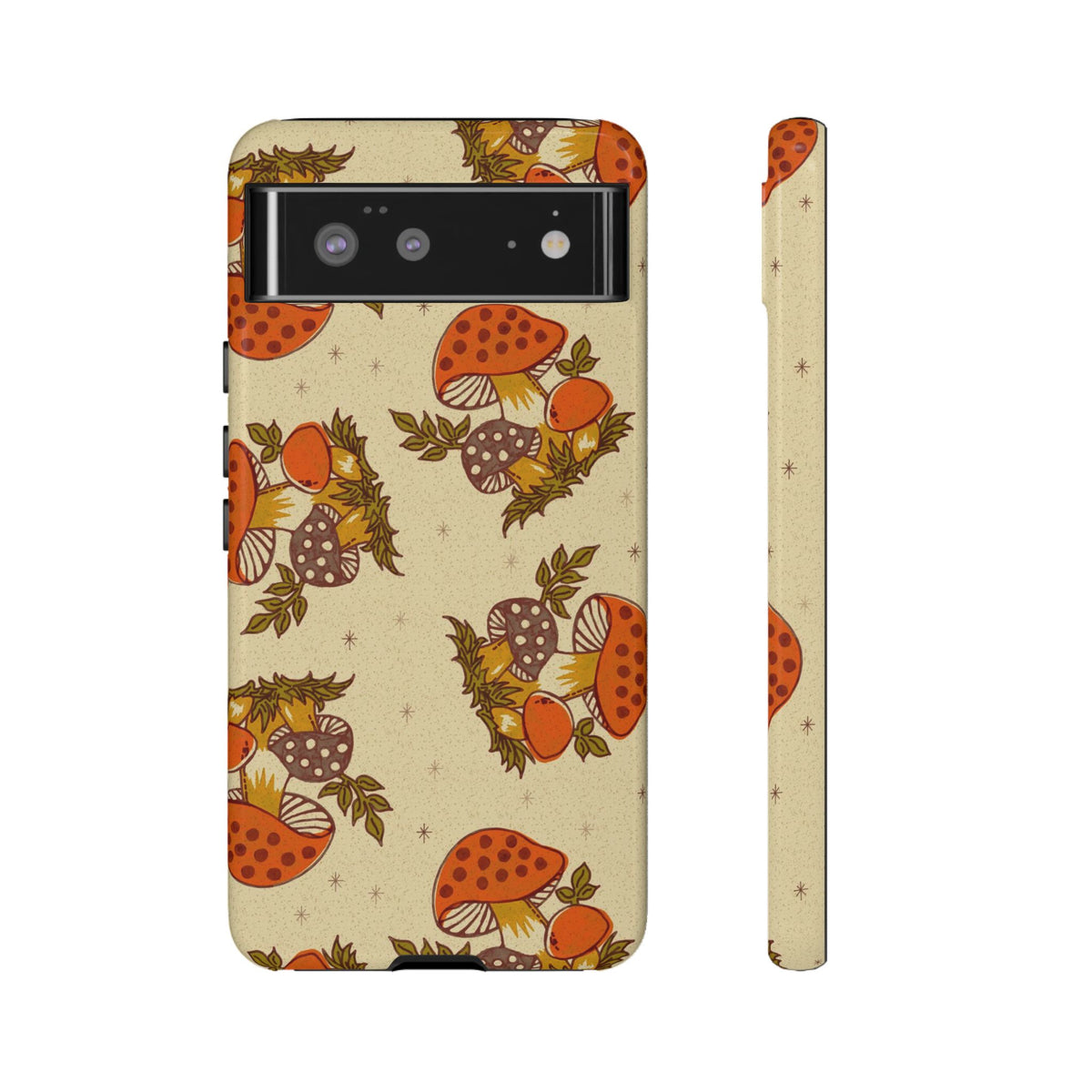 70s Merry Mushroom Groovy Retro Smart Phone Tough Phone Cases