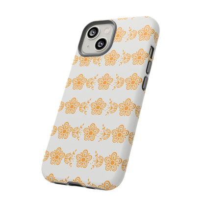 Pyrex Golden Butterfly Floral Phone Case, Tough Cases for Stylish Protection, Gift for Her, Durable, Trendy Floral Design, Cell Phone Cover