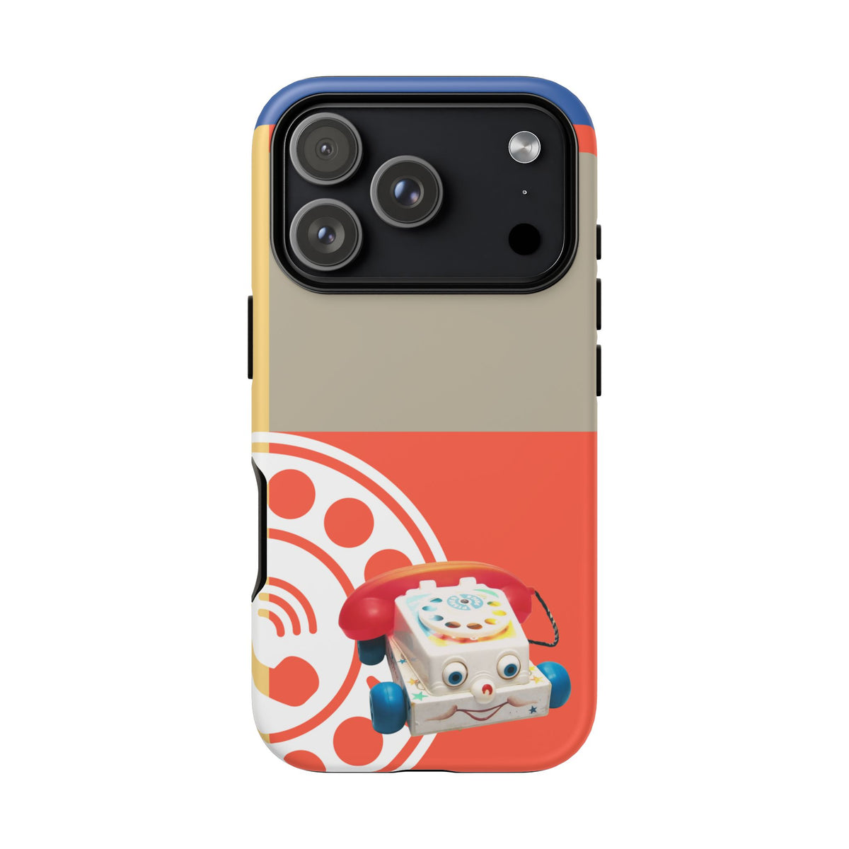 The First Original Phone, Eye Phone, Retro Kitschy Cute Rotary Phone, Tough Phone Cases