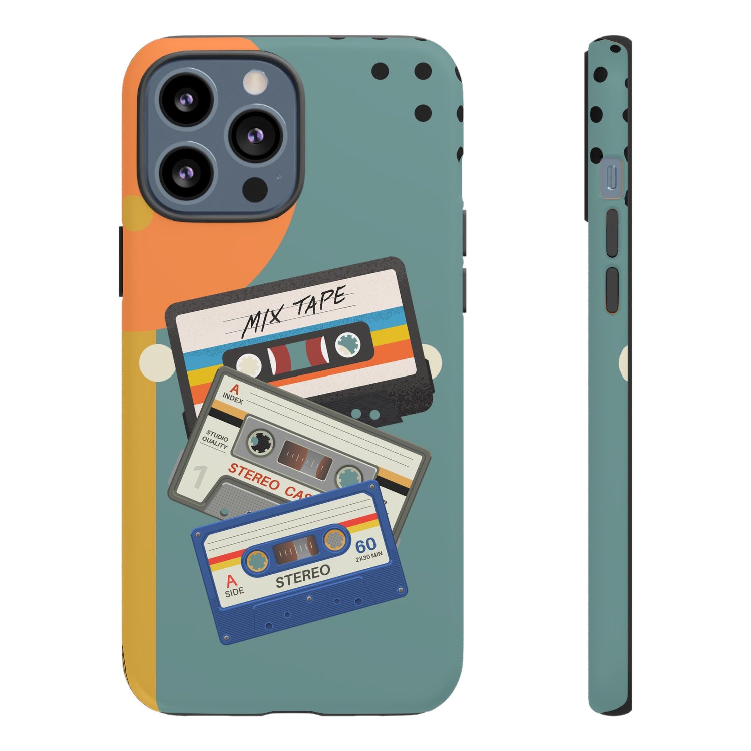 Gen X, Retro Cassettes Mid Mod Smart Phone Tough Cases