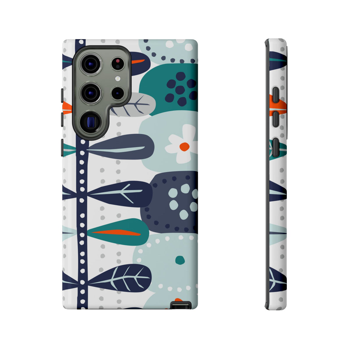 Scandinavian Modern Floral Nordic Hygge Tough Phone Case